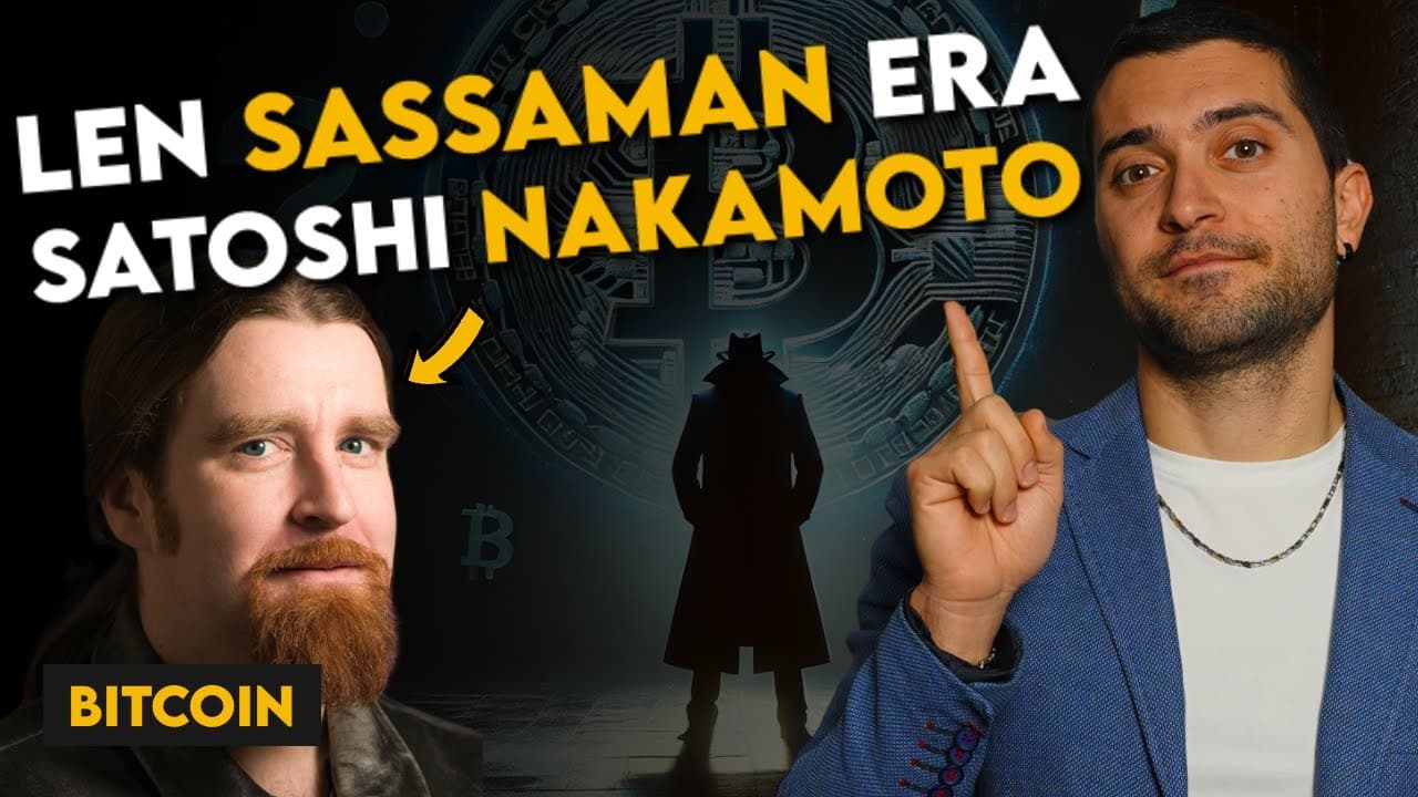 BITCOIN: LEN SASSAMAN è la VERA identità di Satoshi Nakamoto !