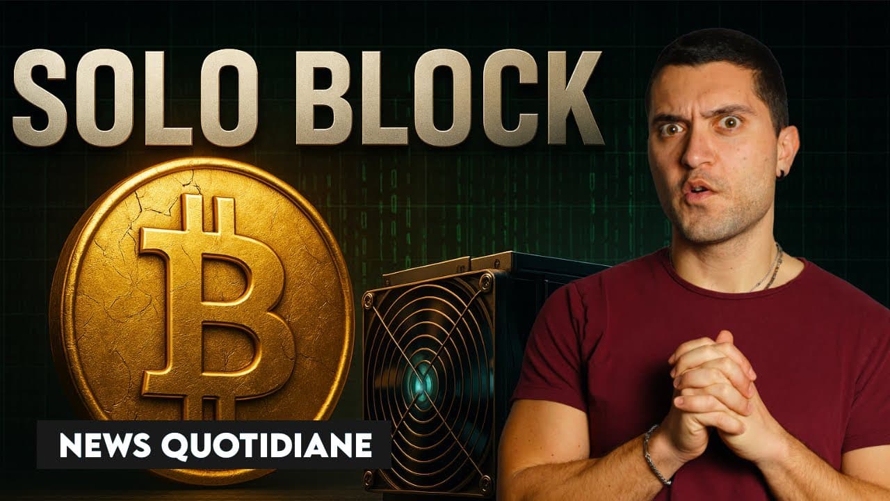 Due blocchi Bitcoin minati in solitaria: cosa significa davvero?