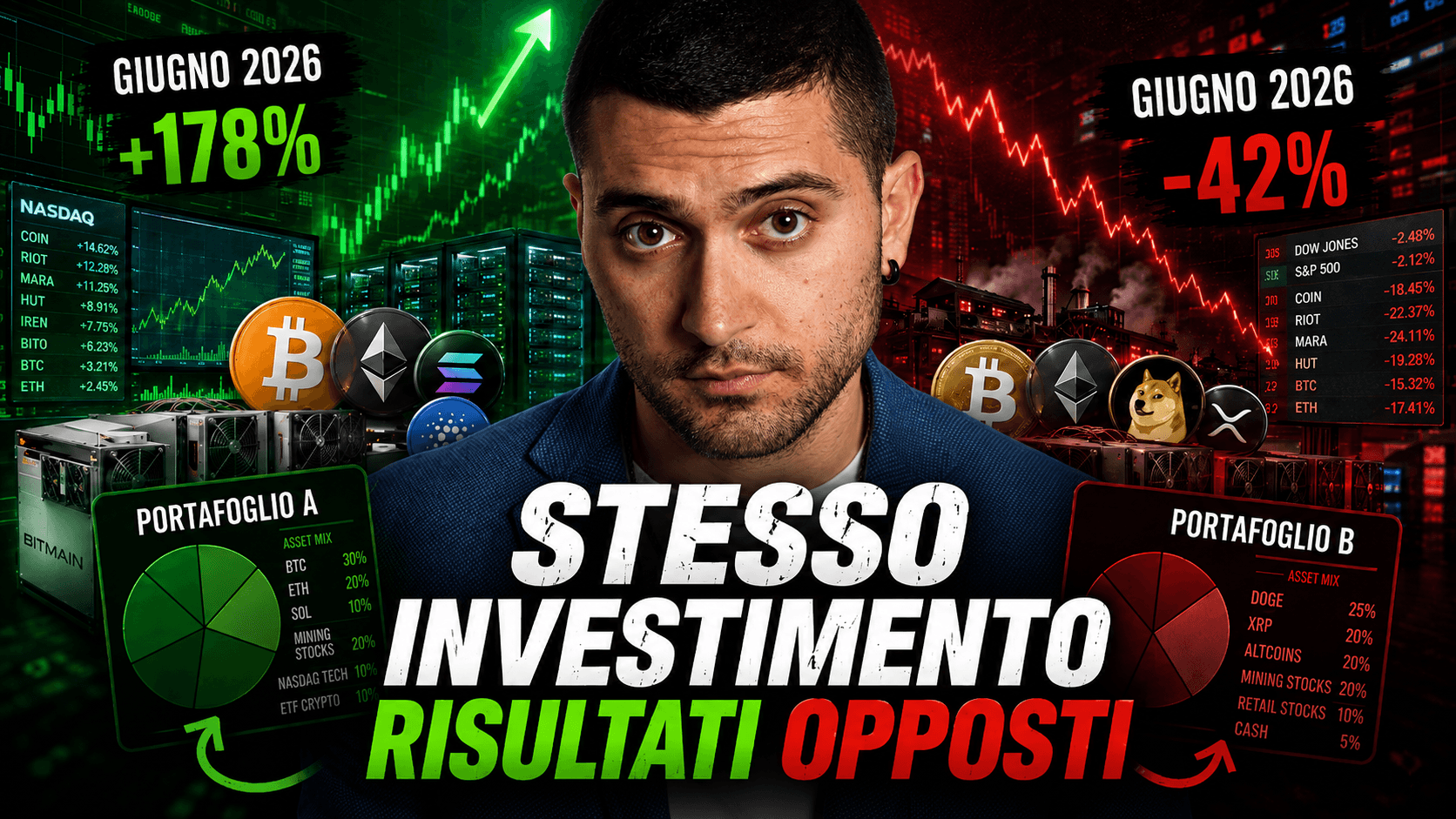 Il miglior PORTAFOGLIO per un CRYPTO investitore - Giugno 2026 (Bitcoin, Mining, AI)