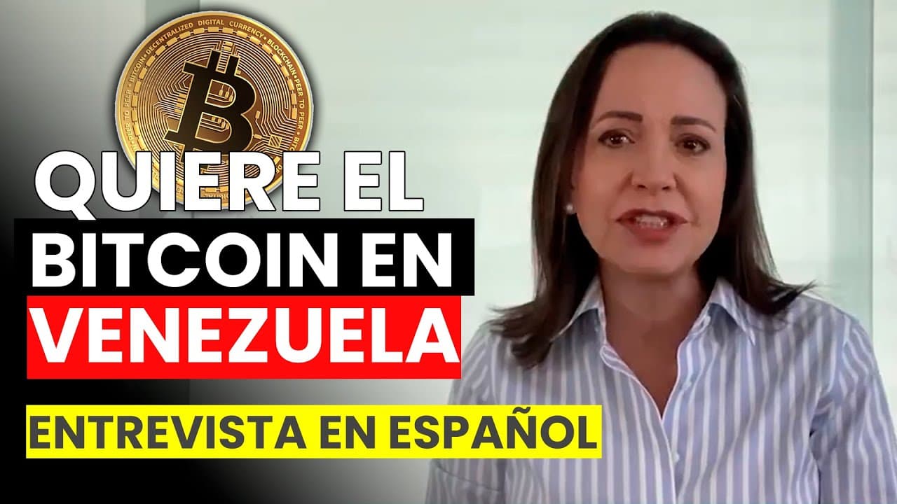 María Corina Machado: Bitcoin come strumento di libertà per il Venezuela