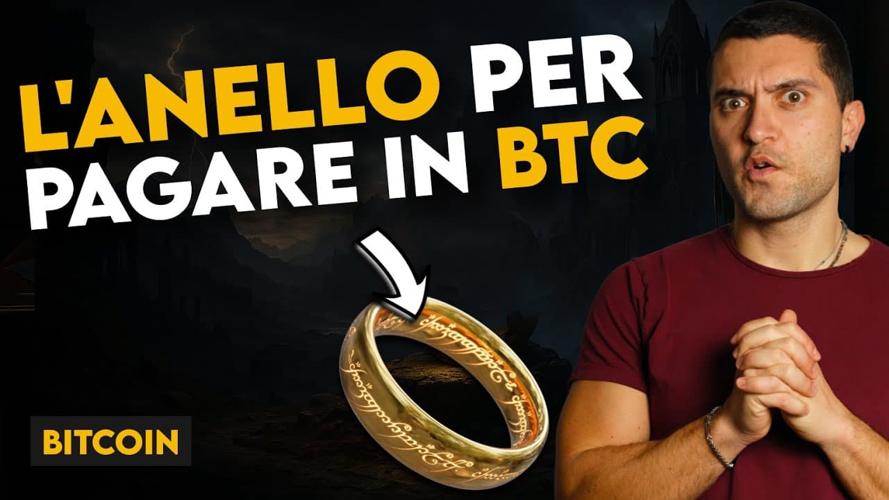 Pagare in Bitcoin con un Anello! SatsMobi Ring