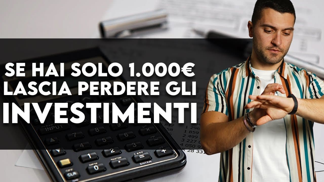 Perché investire con pochi soldi è una perdita di tempo (e cosa fare davvero)